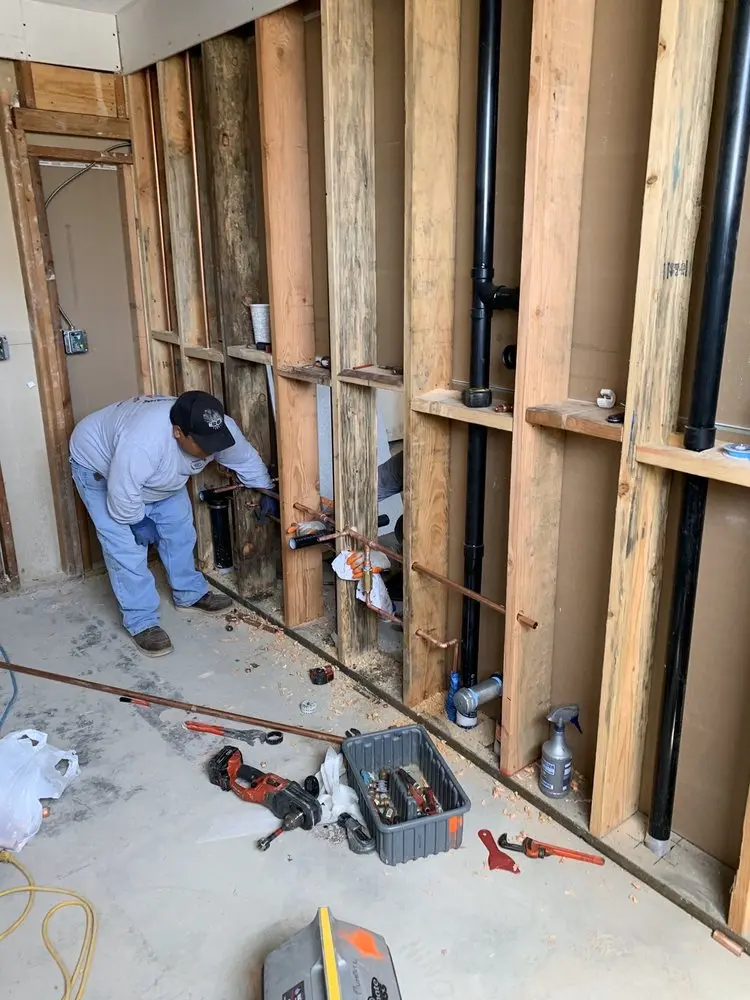 Commercial rough-in plumbing for Trenchless Sewer Repair in Red Cedar Hill